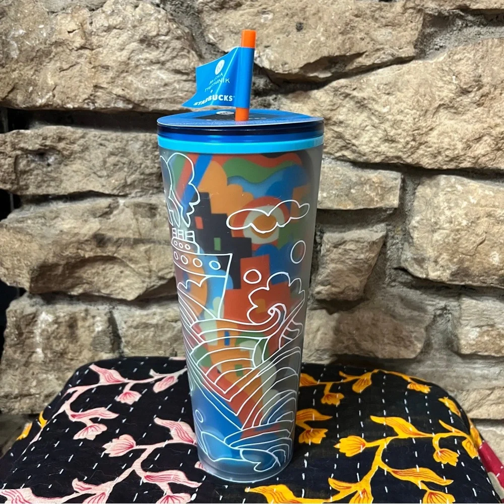 STARBUCKS Limited Edition 2025 Misha Tyutyunik City Life Cold Cup Tumbler NWT